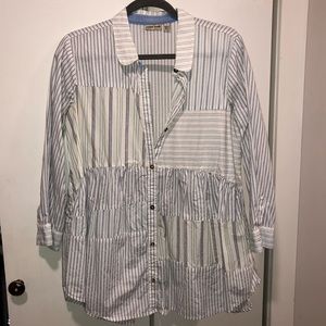 Anthropologie Button Top